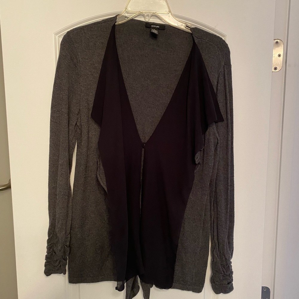 Sweater: black and gray